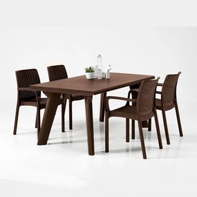 Scaun de grădină Bali mono, maro whisky