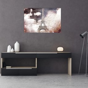 Tablou - Turnul Eiffel, Paris, Franța (90x60 cm)