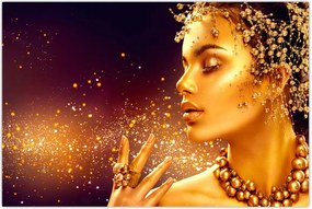 Tablou - Regina de aur (90x60 cm)