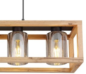 Lustră pe cablu PETTEY 4xE27/40W/230V Globo 15497-4H