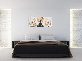 Tablou - Yoga Portocalie (120x50 cm)