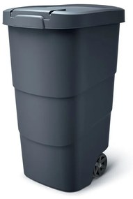 Container de gradina cu roti rezistente, 110 l, antracit