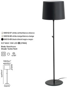 Lampadar / Lampa de podea modern design elegant CONGA alb 64312-07