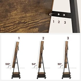 Dulap pentru bijuterii, Songmics, Antic, 41.5x37x152.5 cm