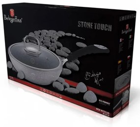 Tigaie wok marmorata 28 cm cu capac Stone Touch Line Berlinger Haus BH 1160