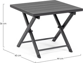 Măsuță de cafea pentru exterior din aluminiu 43x44 cm Taylor – Bizzotto