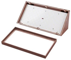 Brilagi - Aplica de perete pentru exterior LED TRIANGLE, 20W, 230V, maro, IP65