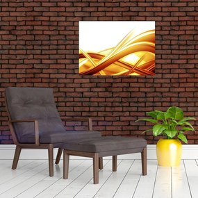 Tablou - Abstrac galben (70x50 cm)