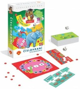 Joc educativ cu numere pentru 1 - 4 jucători, de la 4 ani.