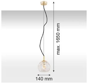 Argon 4200 - Lustră pe cablu OVIEDO 1xE27/15W/230V