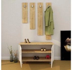 Mobilier Hol Povipe 2 (stejar + alb) . 1093914