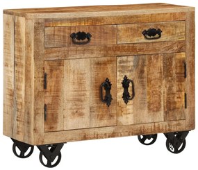 vidaXL Dulap, 80x30x65 cm, lemn masiv de mango brut