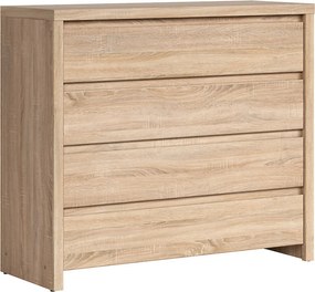 Comoda KASPIAN KOM4S, stejar sonoma, PAL, 105x41x92 cm