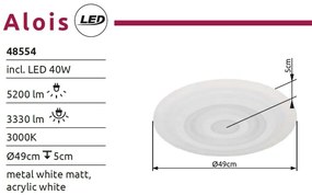 Plafoniera LED design slim ALOIS