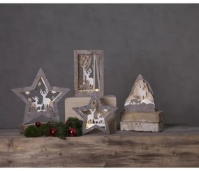 Decorațiune LED de Crăciun FAUNA 10xLED/0,03W/2xAA Eglo 410415