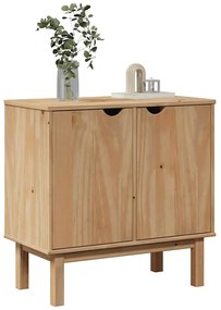 vidaXL Dulap de hol „OTTA”, 75x40x75 cm, lemn masiv de pin