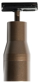 Spotlight modern bronz închis pentru sistem de șine monofazat - Iconic Kohua