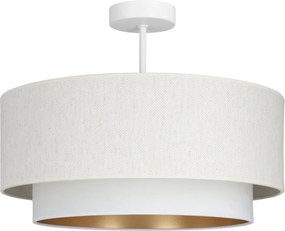 Lustră aplicată NATIA, 1xE27/60W/230V, Ø 45 cm, albă