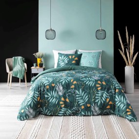 Set de pat din bumbac organic cu imprimeu CLEMENCE, 240 x 220 cm