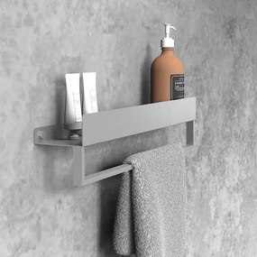 Raft pentru baie SF01 45cm otel periat