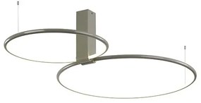 Plafoniera LED design modern Seraphin gri