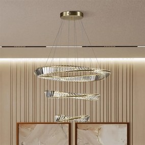 Lustra LED cristal design lux circular Tier 3