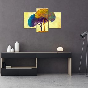 Tablou - Copaci în deal (90x60 cm)