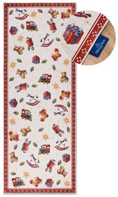 Covor tip traversă roșu 80x200 cm cu model de Crăciun Red Christmas – Villeroy&amp;Boch