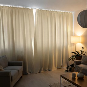 Goldea draperie blackout - bl-37 crem - lățime 270 cm 200x270 cm