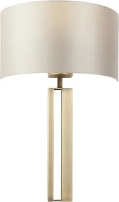Lampă de perete Endon 95452, 1xE27/10W/230V, bej/auriu
