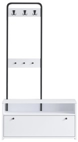 Mobilier hol Alicia (Alb + Negru). 1088276