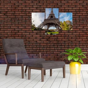 Tablou - Turnul Eiffel colorat (90x60 cm)