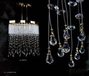 Lustra ovala Cristal Bohemia Exclusive dim.45x18cm NORICA III. CE