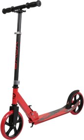 Trotineta din aluminiu NOVOKIDS™ Storm Scooter, maxim 100 kg, Functie Super Brake, Maner reglabil pe inaltime, Diametru roata 200 mm, Rosu