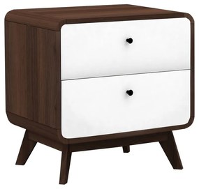 Noptieră albă/în culoare naturală Cassie - Støraa