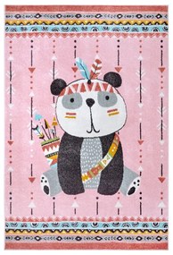 Covor pentru copii roz 160x235 cm Panda – Hanse Home