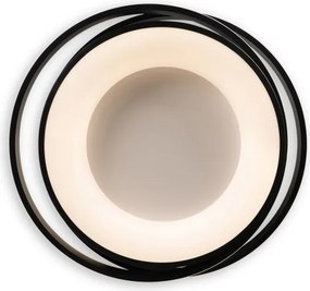 BRILAGI - Plafonieră LED dimabilă FLARE LED/84W/230V 47x51 cm neagră + telecomandă