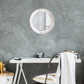 Decor oglinda rotunda Marmură strălucitoare fi 50 cm