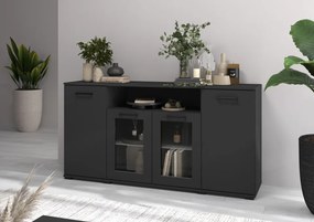 Comodă Frazio – 160x40x83 cm – Negru