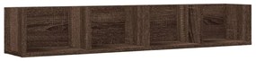 840455 vidaXL Dulap de perete, stejar maro, 99x18x16,5 cm, lemn compozit