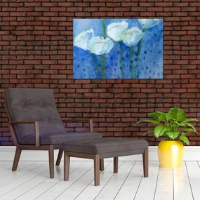 Tablou - Lalele albe (90x60 cm)