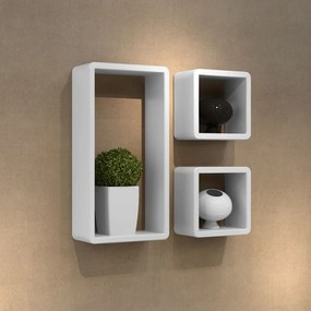 240346 vidaXL Set rafturi cuboid, 3 buc