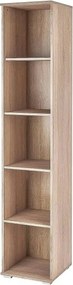 Biblioteca LIMA SL1, stejar sonoma, PAL laminat, 40x40x200 cm