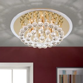 Plafoniera eleganta cristal K9 diam. 38cm Gloria DLU 2378/4/38 gold OR