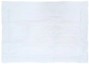 Patura de vara matlasata 140x200 cm cu perna 70x90 cm ECONOMY PEACH, albă