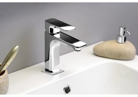 Baterie argintiu-lucios pentru chiuvetă înaltă Spy – Sapho