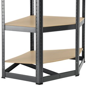 Juskys Raft de colt Basic 180 x 70 cm - gri