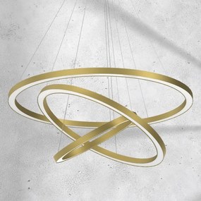 Lustră LED pe cablu GALAXIA LED/85W/230V aurie