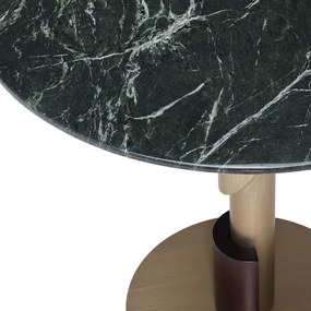Masa design modern LUX cu blat din marmura Flow verde