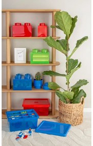 Cutie de depozitare pentru copii verde din plastic 25x25x18 cm – LEGO®